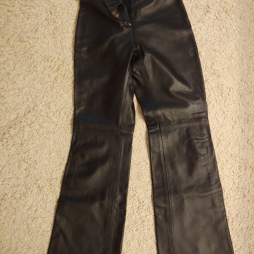 Italian leather pants